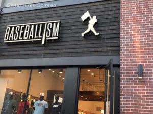 A picture of Baseballism's storefront.