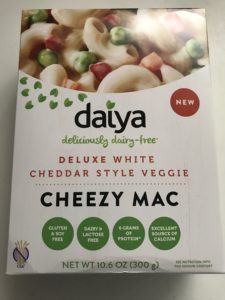 A picture of a box of Daiya Cheezy Mac.