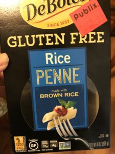 A picture of DeBoles Gluten-Free Rice Penne