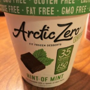 Arctic Zero Hint of Mint fit frozen dessert