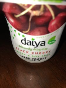 Daiya Black Cherry greek yogurt