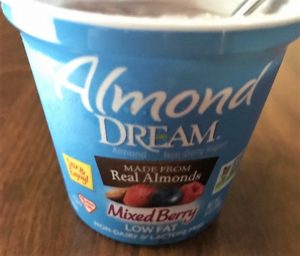 Almond Dream Mixed Berry yogurt