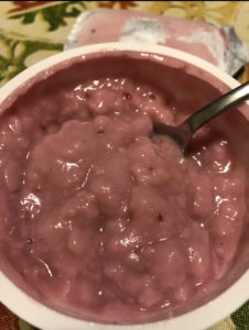 So Delicious Raspberry yogurt alternative