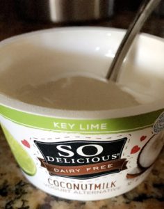 So Delicious Key Lime yogurt