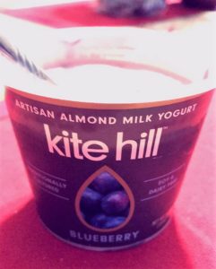 Kite Hill Blueberry yogurt