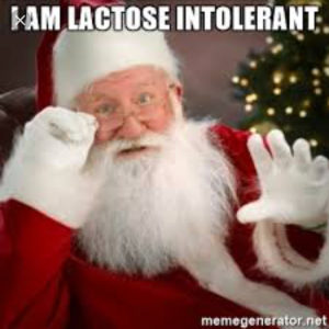 Lactose Intolerant Santa