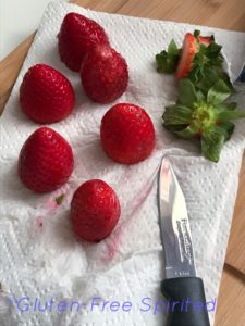 Hulled strawberries