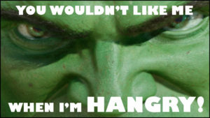 Hangry Hulk meme