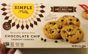 Simple Mills Chocolate Chip cookies