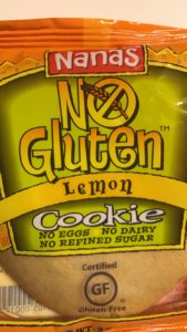 Nana's No Gluten Lemon Cookie