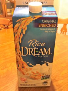 Rice Dream milk