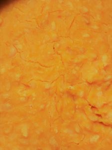 Cheese dip closeup