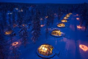 Kakslauttanen igloos in Finland