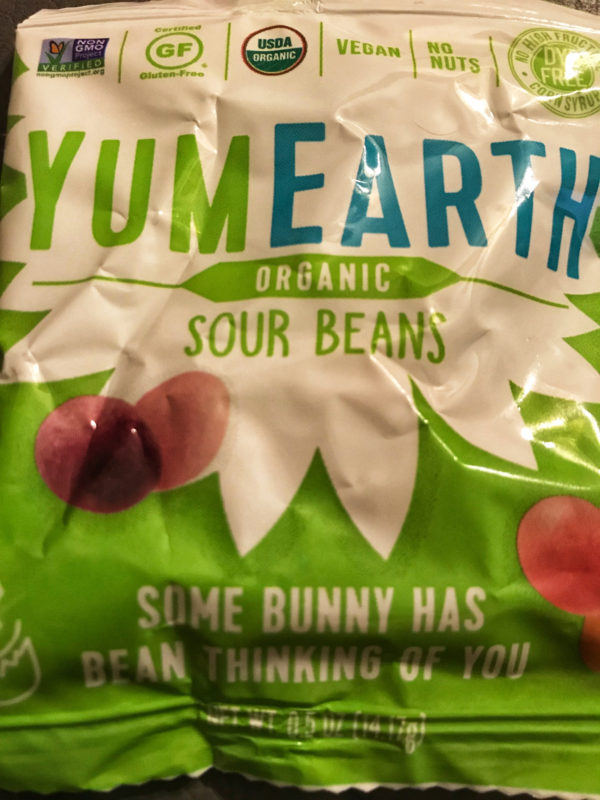 Yum Earth beans package