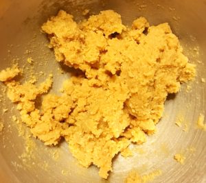 Formed peanut butter mixture