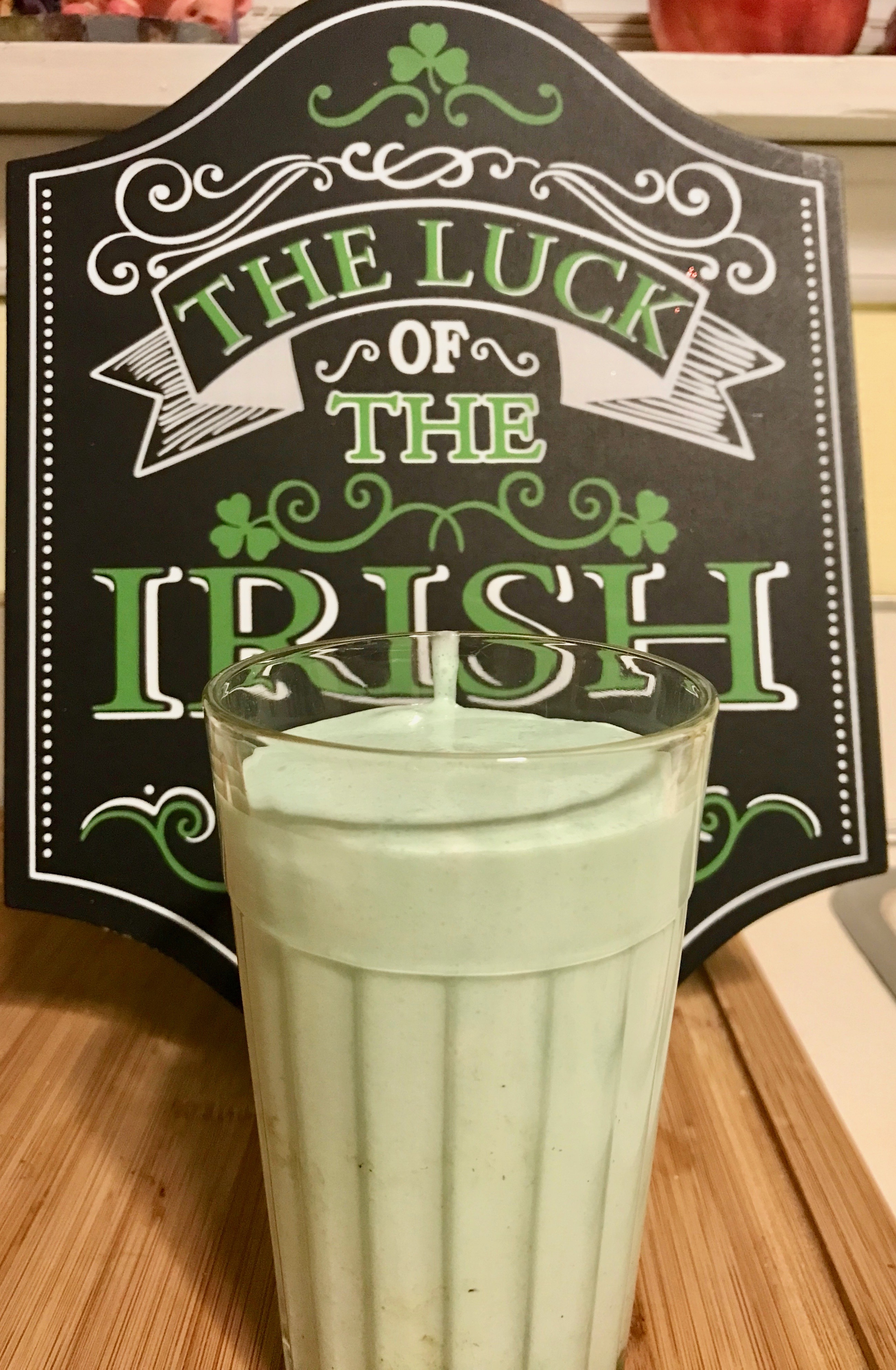 Homemade Shamrock Shake