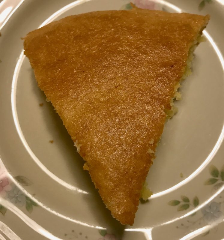 Slice of cornbread