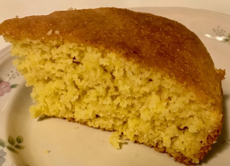 Cornbread slice