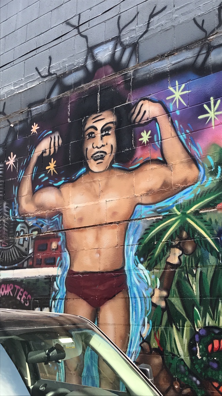 Andre the Giant mural