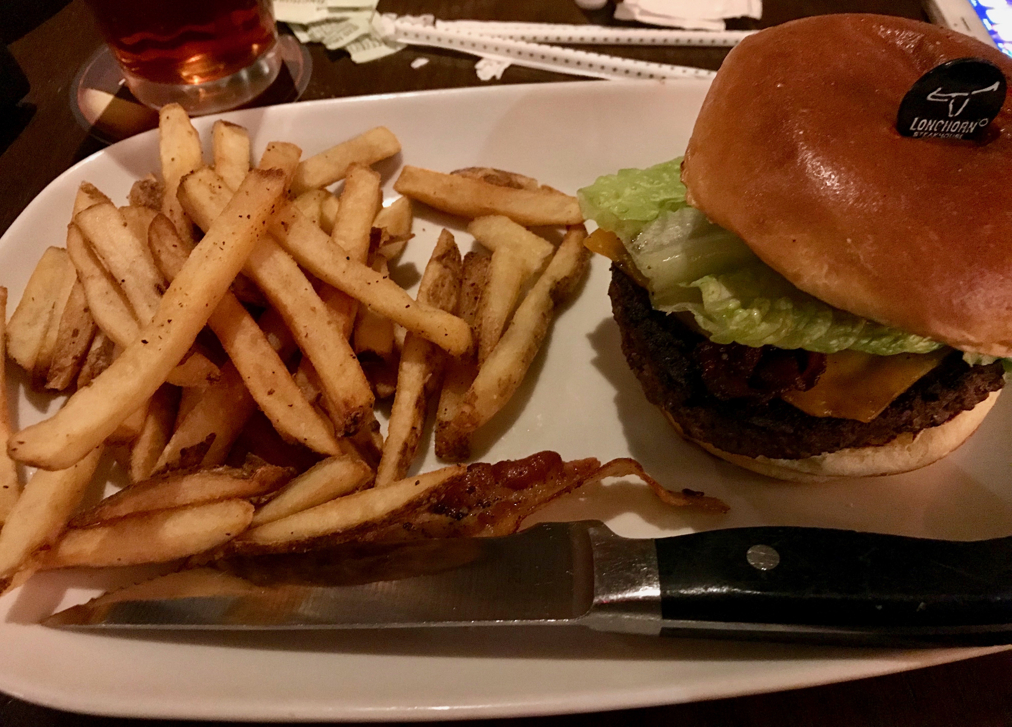 Steakhouse Burger and fries