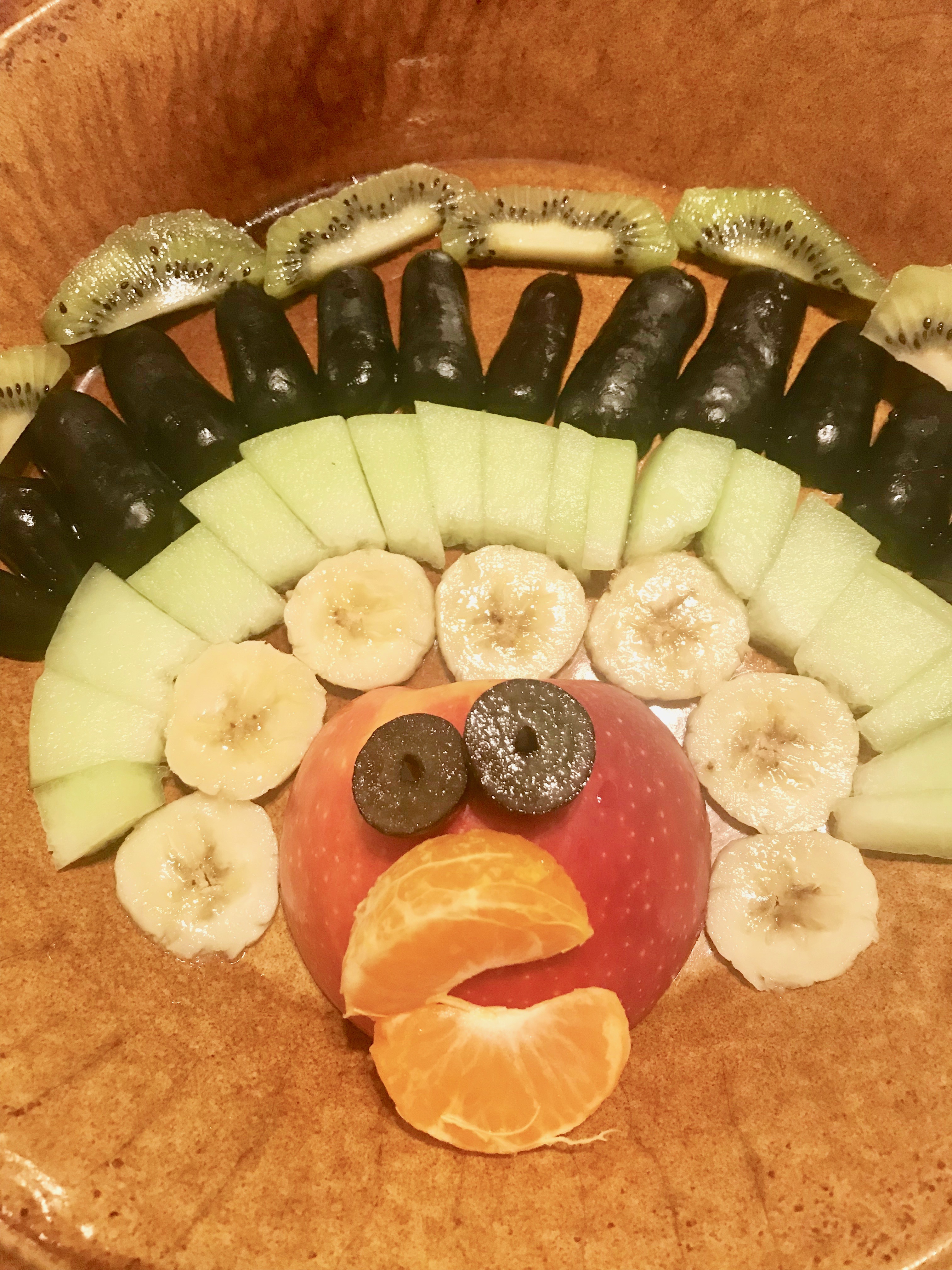 Fresh fruit turkey