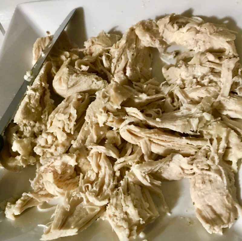 Shredded chicken