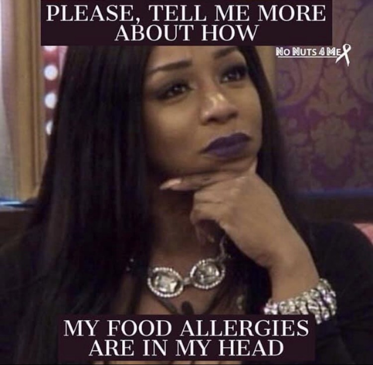 Food allergy meme