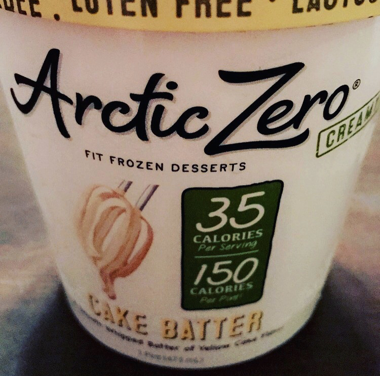 Arctic Zero Cake Batter Ice Cream Alternative