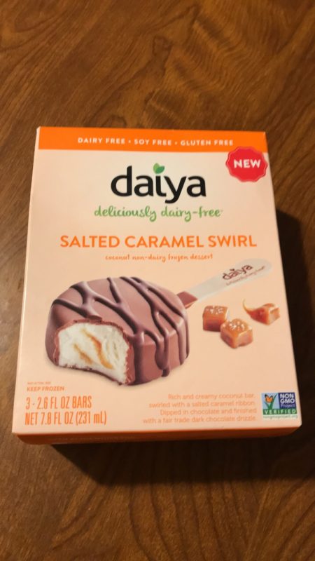 Daiya Salted Caramel Swirl Non-Dairy Frozen Dessert Bar