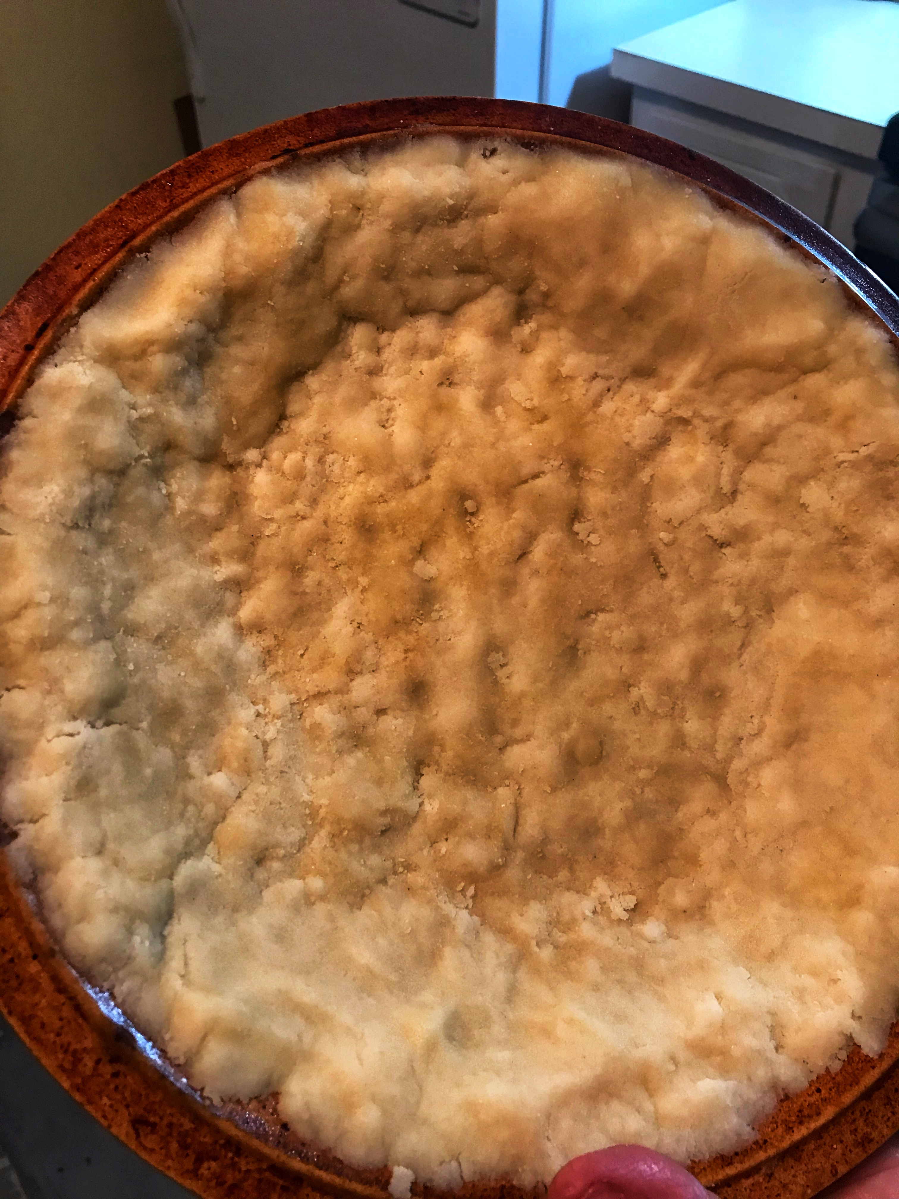 Baked pie crust