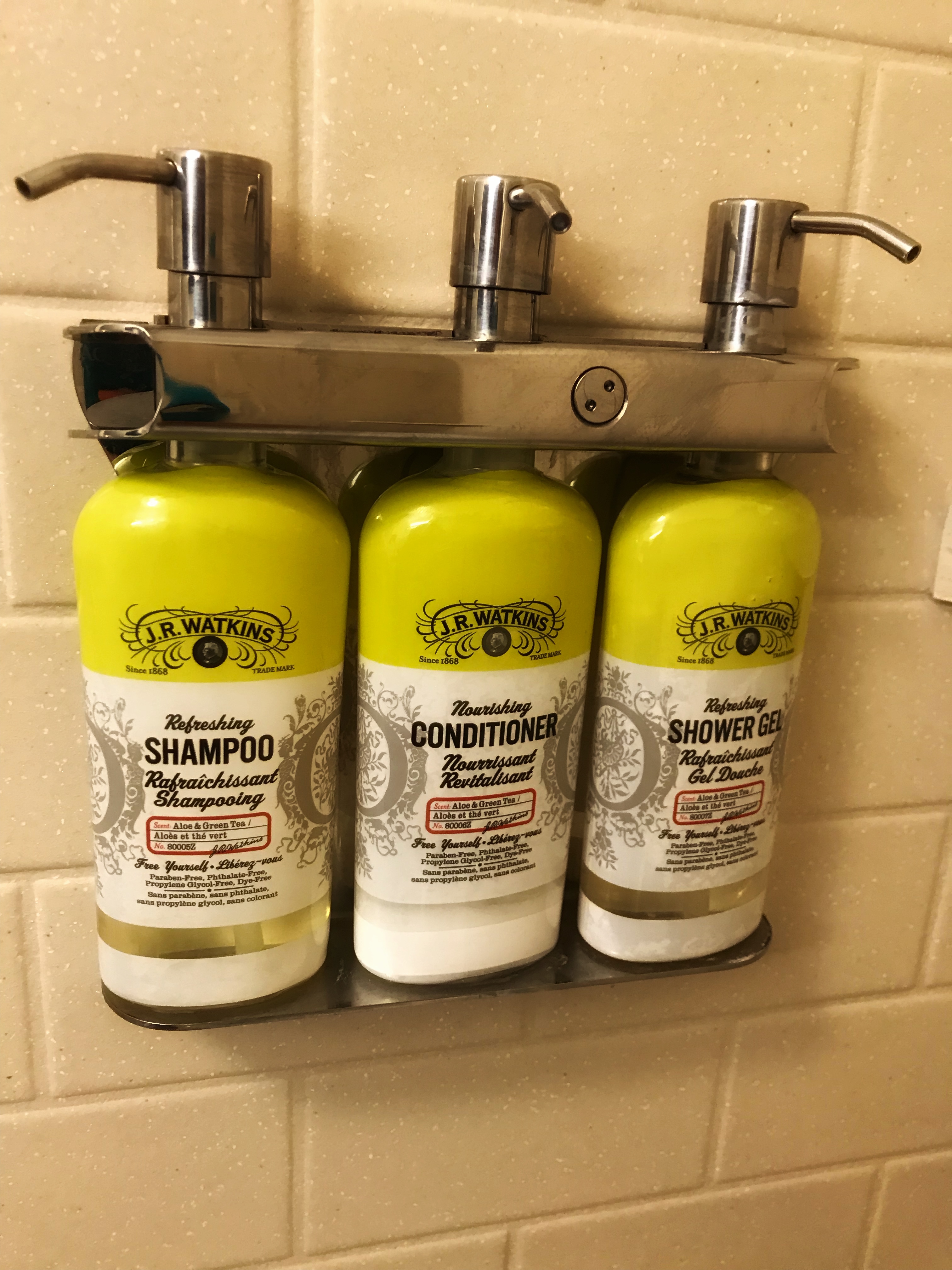 JR Watkins bath toiletries