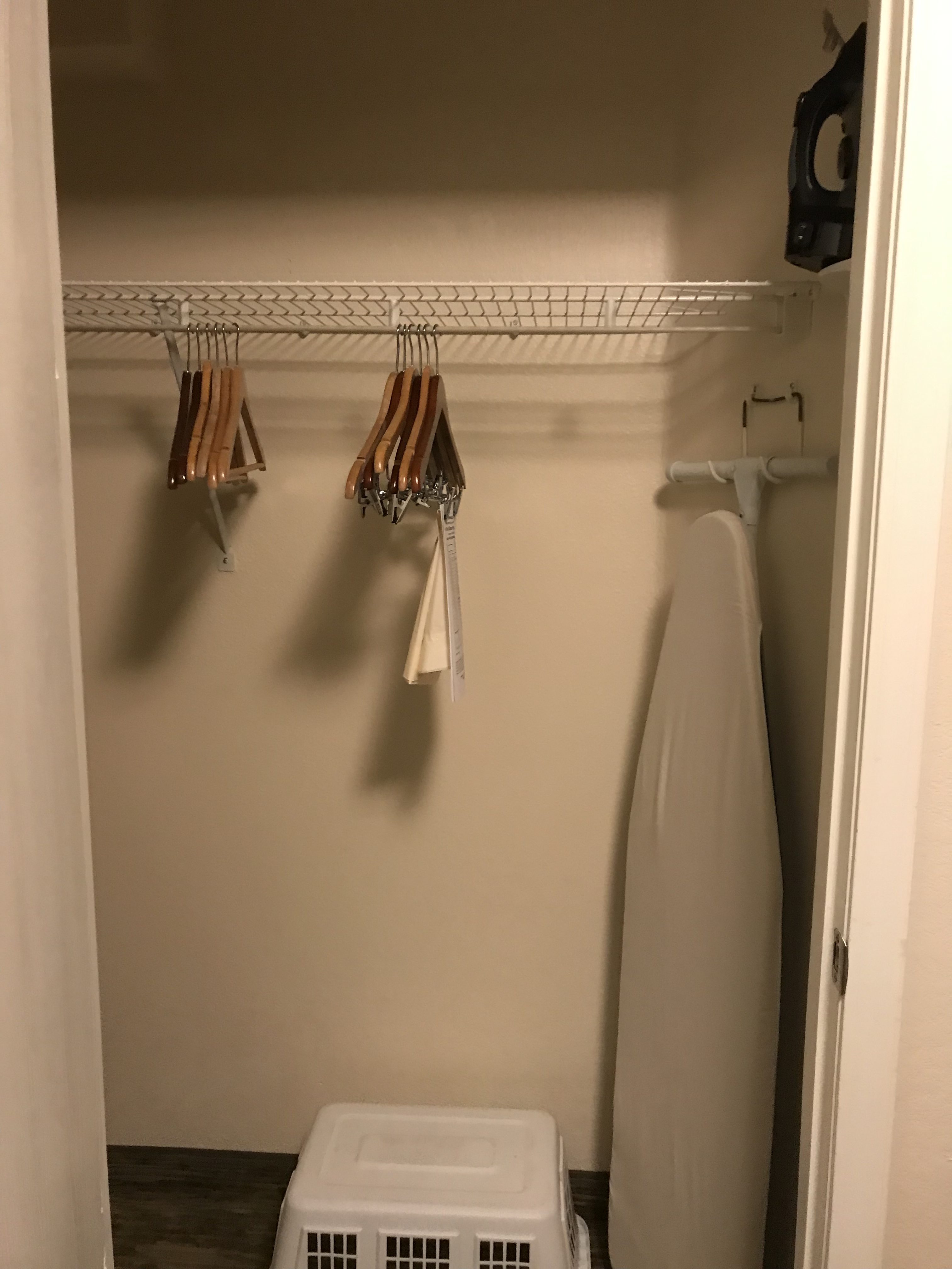 Hotel closet