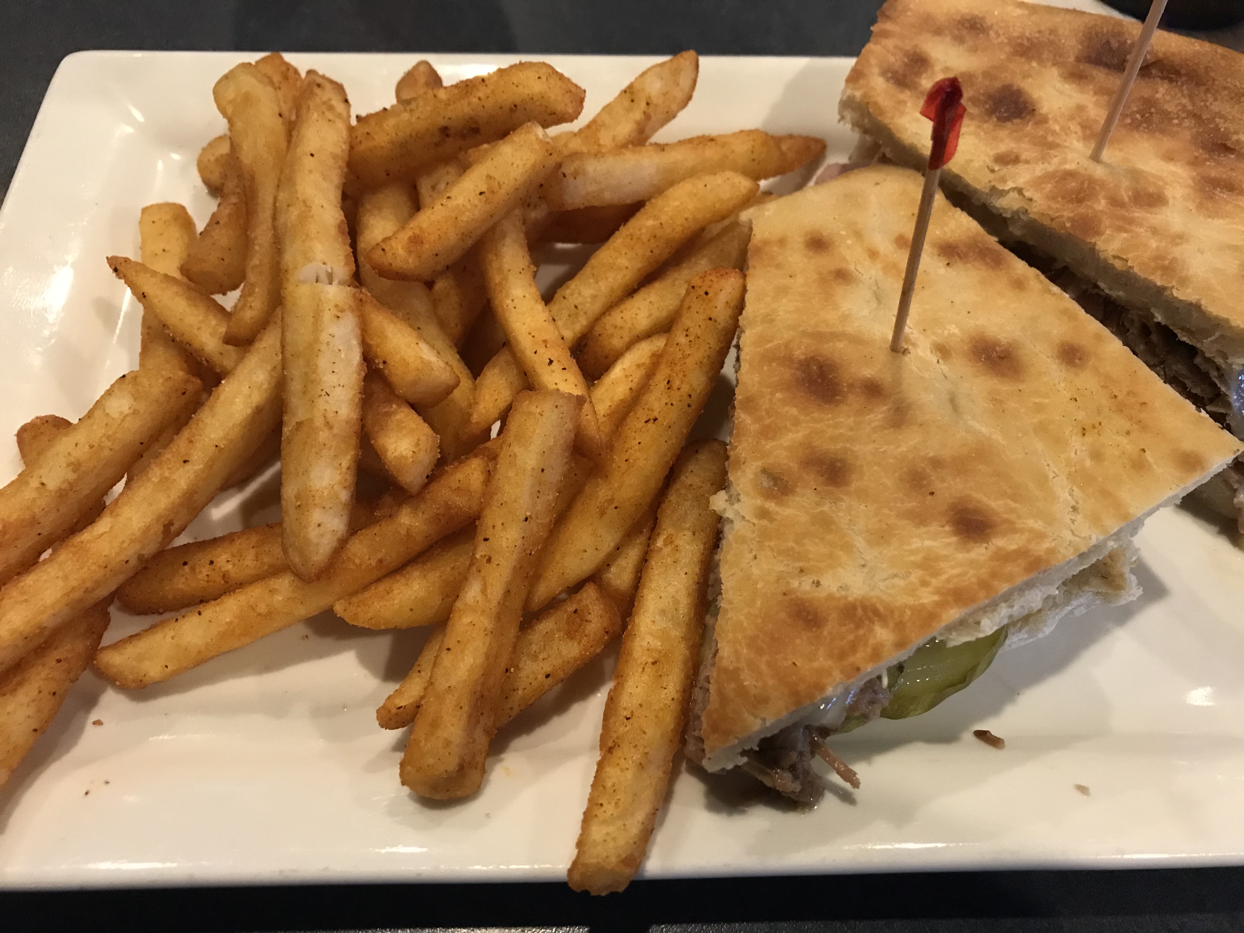 Cuban sandwich& fries